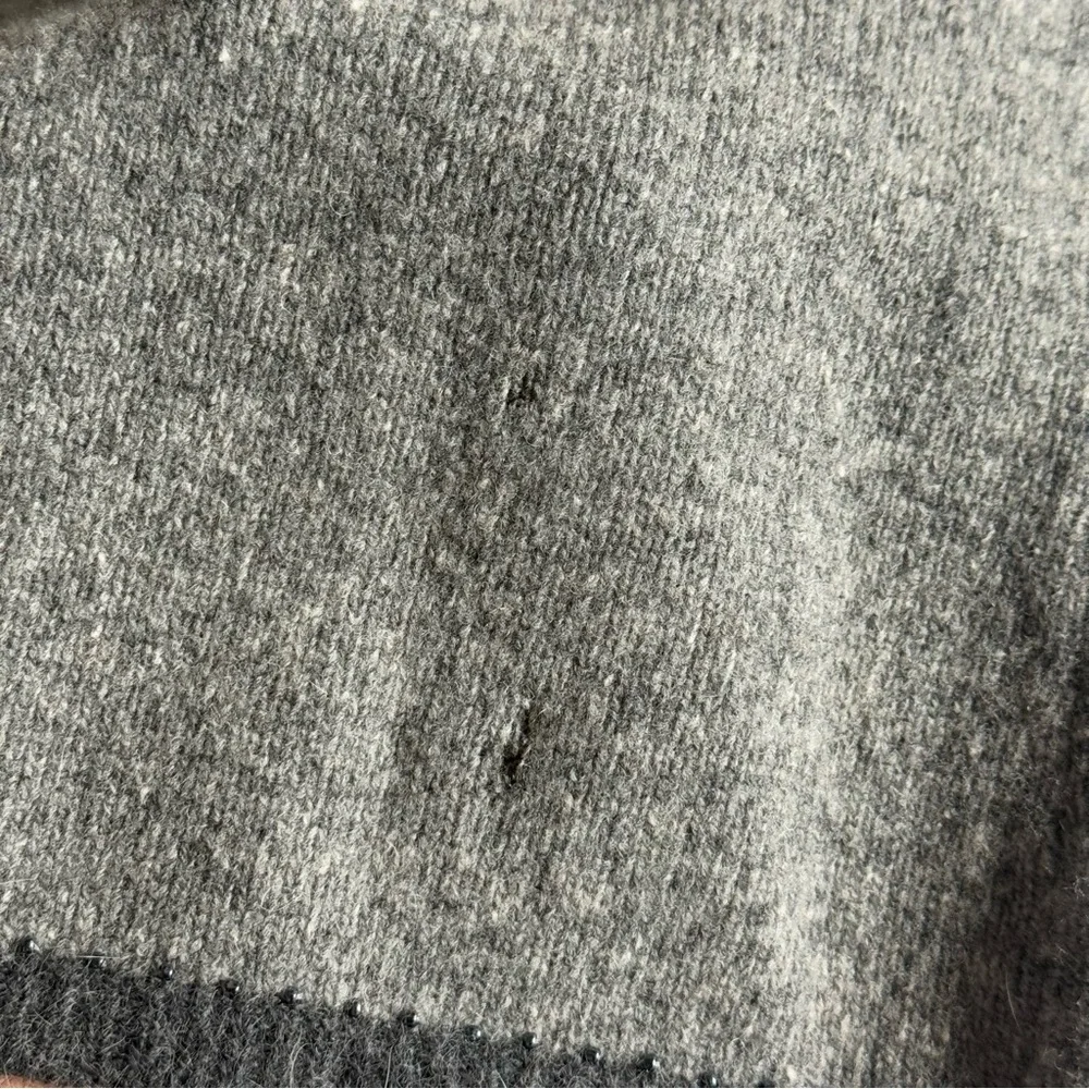Jillian Jones Wool Cardigan Size S‎ Angora Fair Isle Nordic 90s Knit Cabin